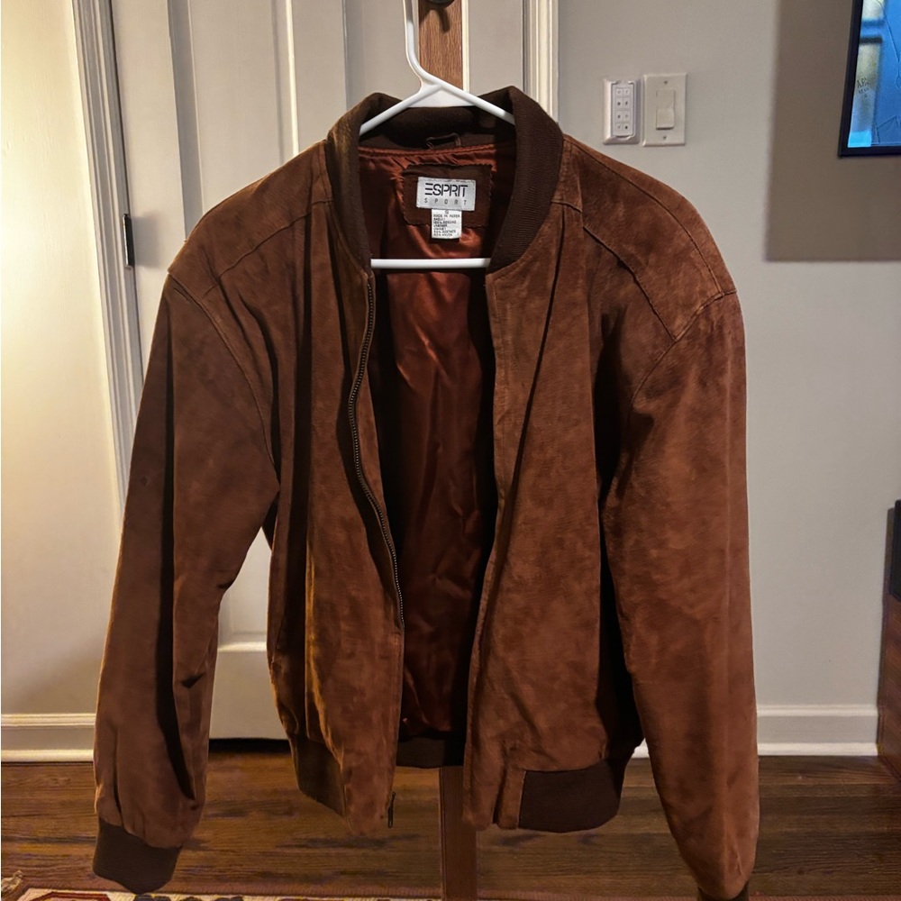 Vintage Esprit Brown Suede Jacket